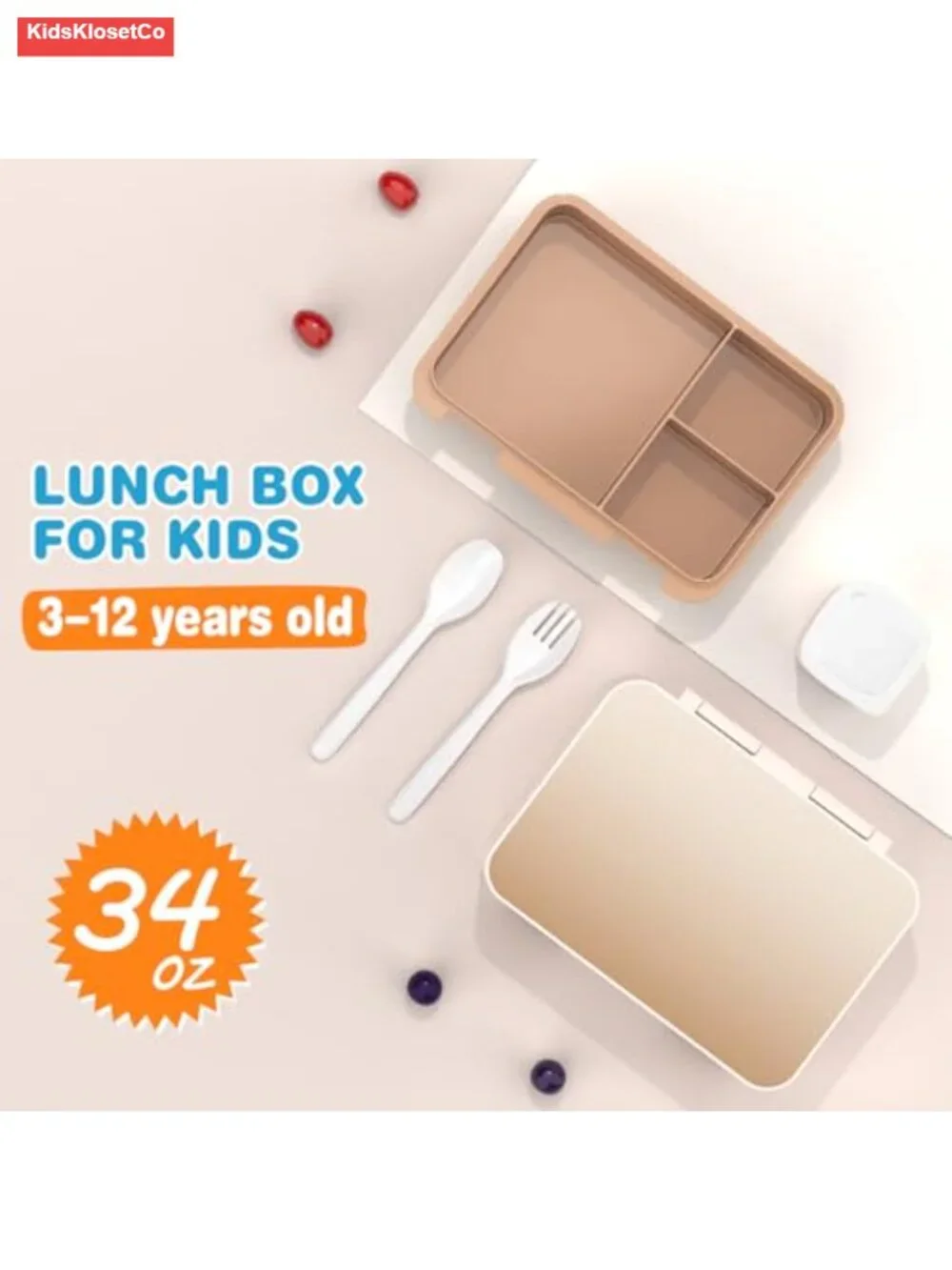 Kids 4-in-1 Backpack Set with Insulated Lunch Bag, Bento Box, Pencil Case &